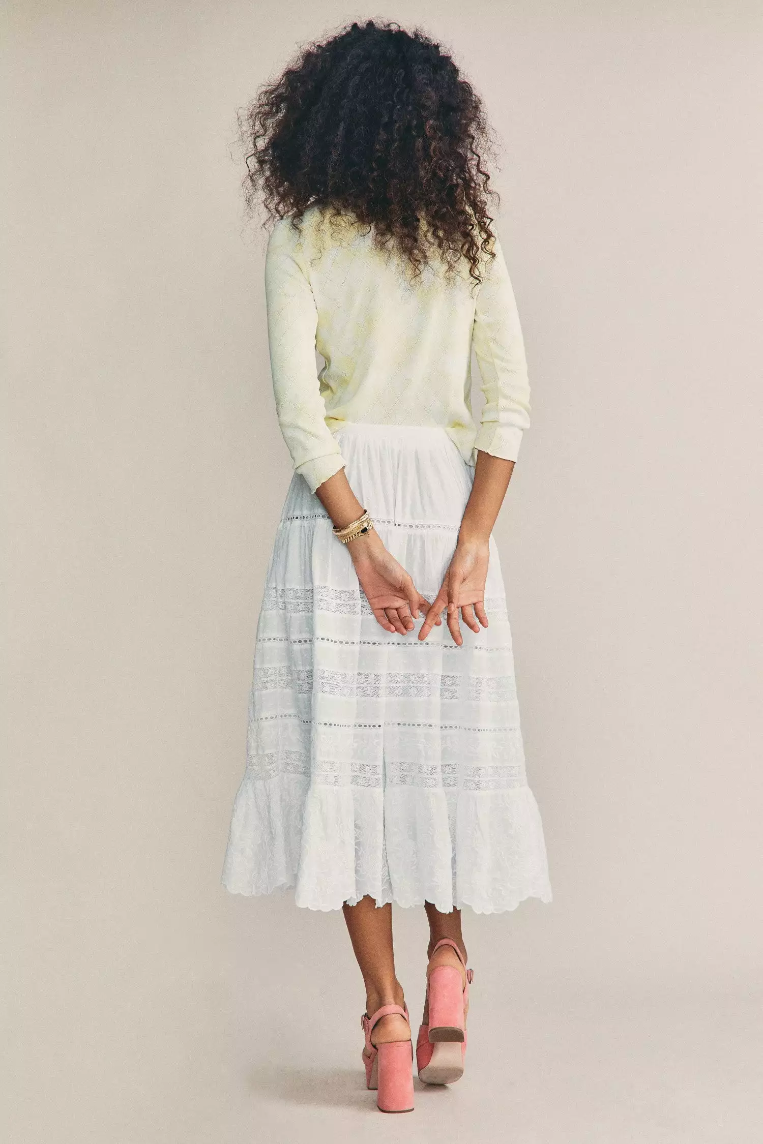 LoveShackFancy Donna Midi Skirt 4 LoveShackFancy Donna Midi Skirt