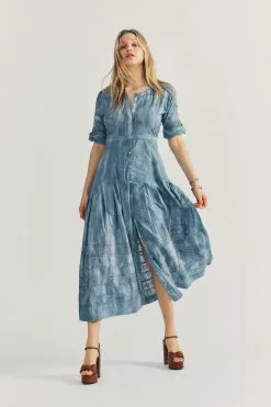 LoveShackFancy New Arrivals Edie Midi Dress