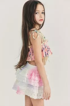 LoveShackFancy Girls Billie Skirt