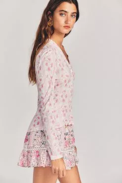 LoveShackFancy Toddy Henley Top Sale