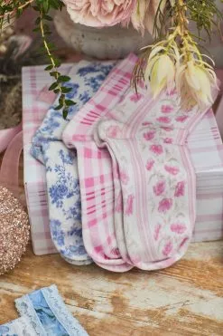 LoveShackFancy Sale LSF X Stripe & Stare Primrose Plaid Socks