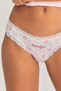 LoveShackFancy LSF X Stripe & Stare Days Of The Week Box Sleepwear