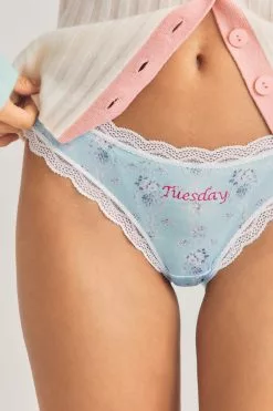 LoveShackFancy LSF X Stripe & Stare Days Of The Week Box Sleepwear