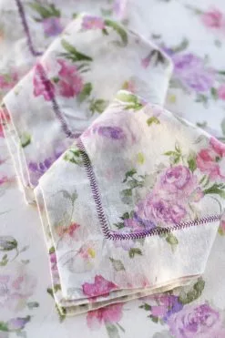 LoveShackFancy View All Linen Napkin Set - ALMOND