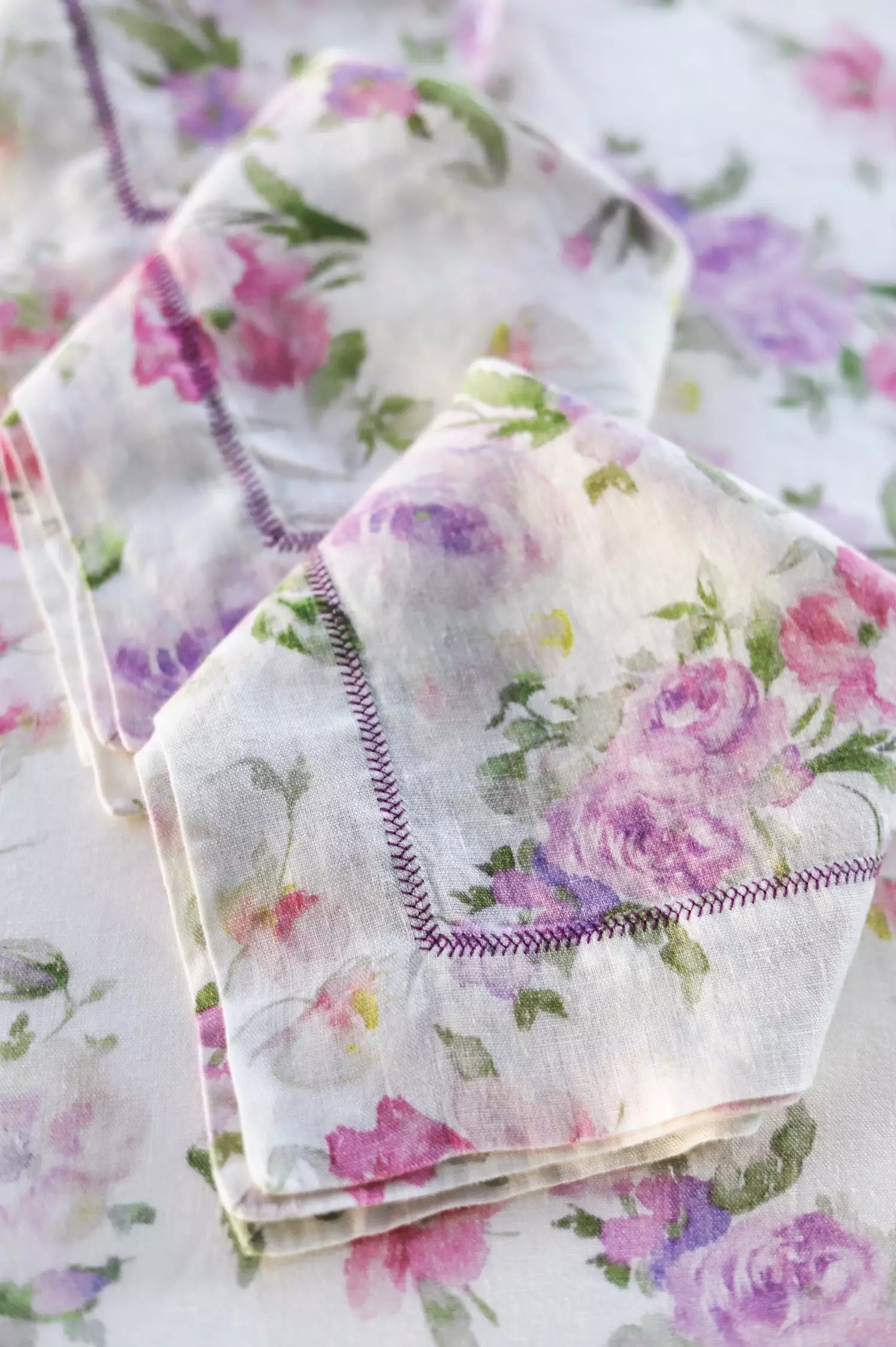 LoveShackFancy View All Linen Napkin Set - ALMOND 1 LoveShackFancy View All Linen Napkin Set - ALMOND