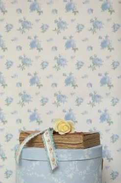 LoveShackFancy Ikat Rose Wallpaper