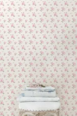 LoveShackFancy Ikat Rose Wallpaper