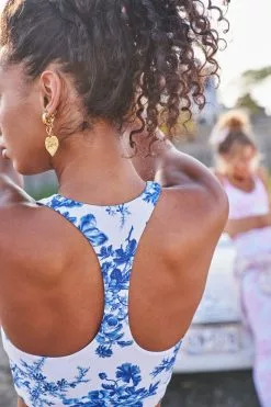 LoveShackFancy X Beach Riot Twist Top