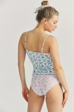 LoveShackFancy LSF X Stripe & Stare Cami And Underwear Set