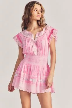 LoveShackFancy Fontana Mini Dress
