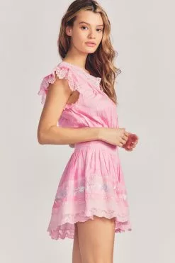 LoveShackFancy Fontana Mini Dress