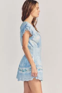 LoveShackFancy Fontana Mini Dress Dresses