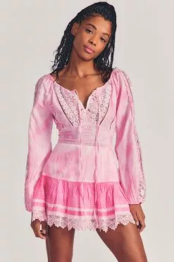 LoveShackFancy Chelie Mini Dress Sale