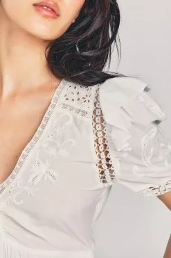 LoveShackFancy Rena Mini Dress