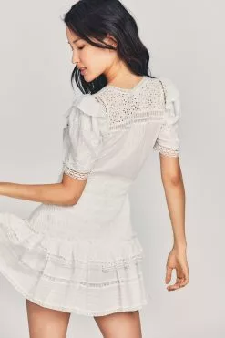 LoveShackFancy Rena Mini Dress