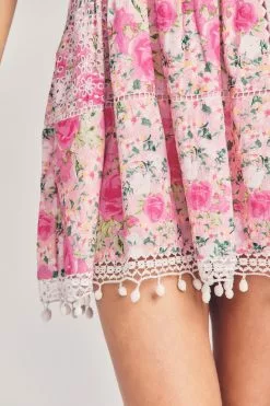 LoveShackFancy Novalie Mini Dress