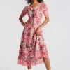 LoveShackFancy Carmie Victorian Midi Dress