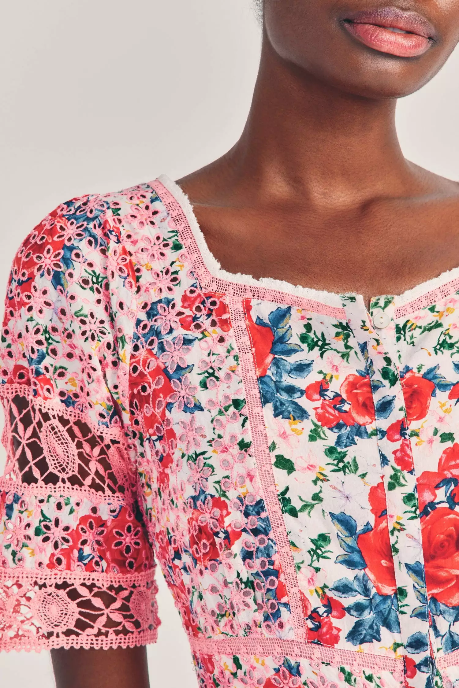 LoveShackFancy Carmie Victorian Midi Dress 3 LoveShackFancy Carmie Victorian Midi Dress