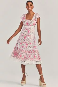 LoveShackFancy Sale Charles Midi Dress