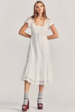 LoveShackFancy Charles Midi Dress