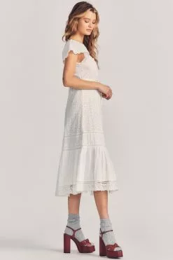 LoveShackFancy Charles Midi Dress