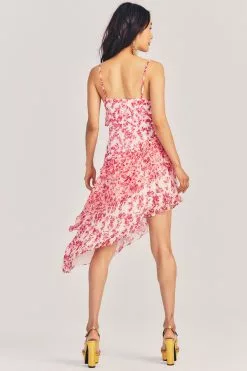 LoveShackFancy Newport Silk Midi Dress