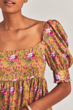 LoveShackFancy Bennington Mini Dress