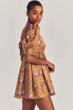 LoveShackFancy Bennington Mini Dress