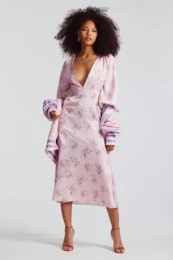 LoveShackFancy Kinnear Midi Dress