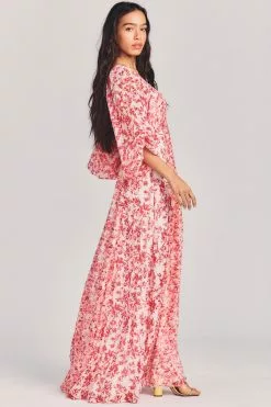 LoveShackFancy Sale Cosgrove Silk Maxi Dress