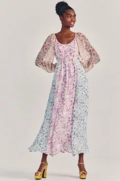 LoveShackFancy Sale Cosgrove Silk Maxi Dress