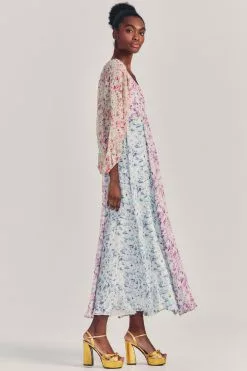 LoveShackFancy Sale Cosgrove Silk Maxi Dress