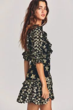 LoveShackFancy Findlay Wrap Mini Dress Sale 8 LoveShackFancy Findlay Wrap Mini Dress Sale