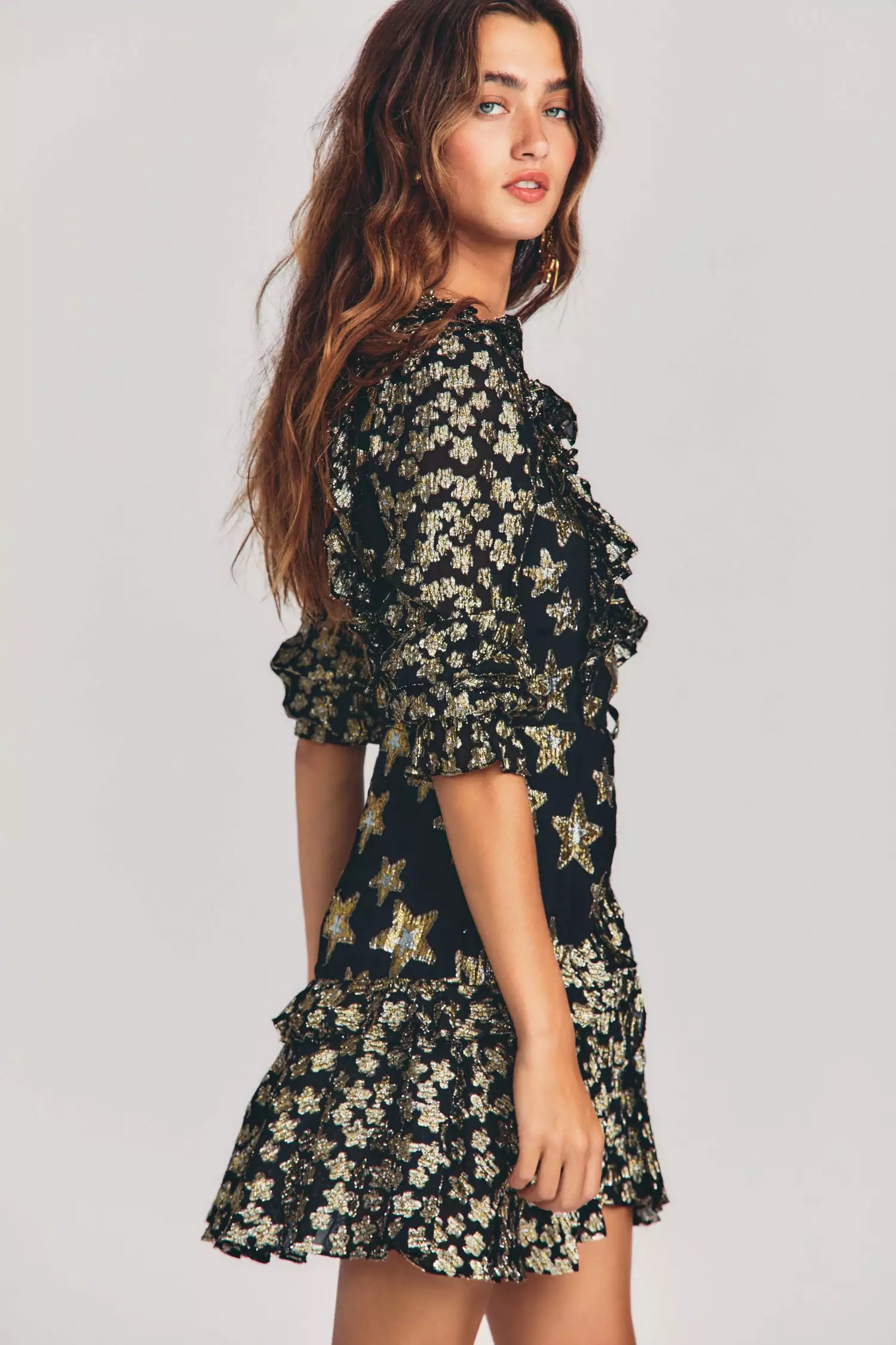 LoveShackFancy Findlay Wrap Mini Dress Sale 4 LoveShackFancy Findlay Wrap Mini Dress Sale