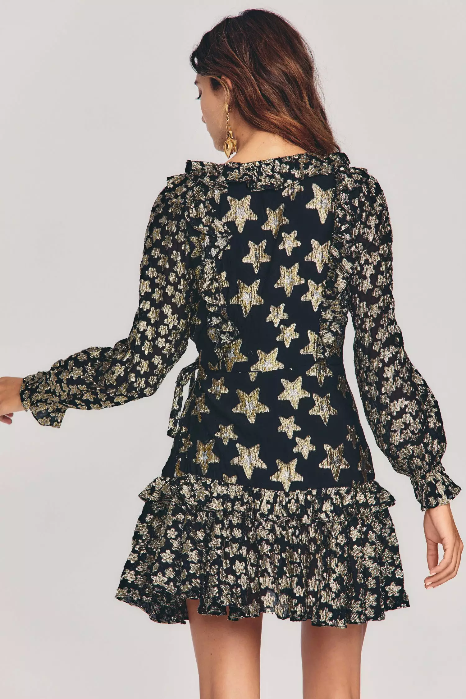 LoveShackFancy Findlay Wrap Mini Dress Sale 5 LoveShackFancy Findlay Wrap Mini Dress Sale