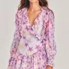 LoveShackFancy Sale Findlay Wrap Mini Dress