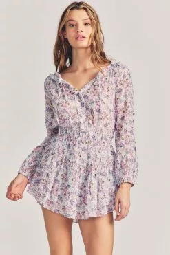 LoveShackFancy Banou Mini Dress