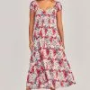 LoveShackFancy Vernon Midi Dress