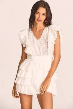 LoveShackFancy Corelli Mini Dress