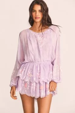 LoveShackFancy Bridgely Mini Dress New Arrivals