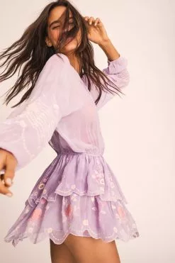 LoveShackFancy Bridgely Mini Dress New Arrivals