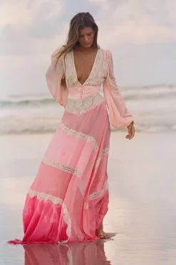 LoveShackFancy Kinsler Maxi Dress