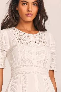 LoveShackFancy New Arrivals Kylen Victorian Maxi