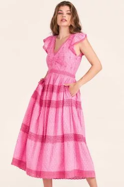 LoveShackFancy Abena Midi Dress Dresses