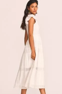 LoveShackFancy Abena Midi Dress New Arrivals 10 LoveShackFancy Abena Midi Dress New Arrivals