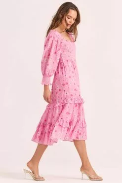 LoveShackFancy Miri Midi Dress Dresses