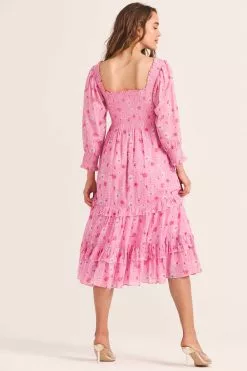 LoveShackFancy Miri Midi Dress Dresses