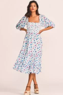 LoveShackFancy Miri Midi Dress New Arrivals