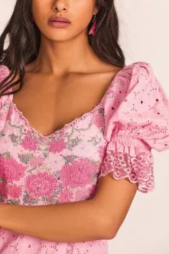 LoveShackFancy Thressey Mini Dress Dresses