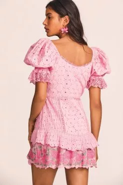 LoveShackFancy Thressey Mini Dress Dresses